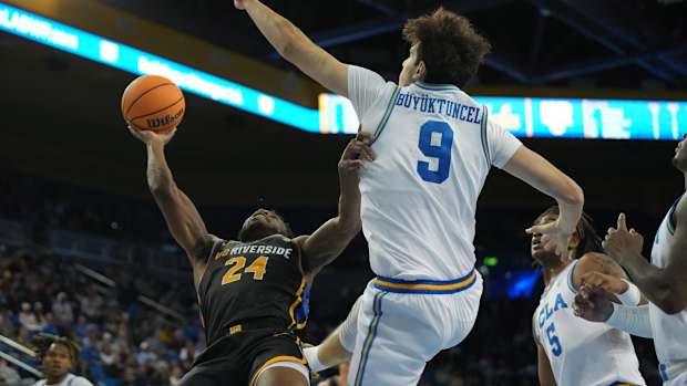 UC Riverside Highlanders Barrington Hargress UCLA basktetball men's Berke Buyuktuncel